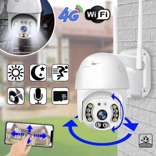 Вулична камера відеоспостереження A6, WiFi, 360°