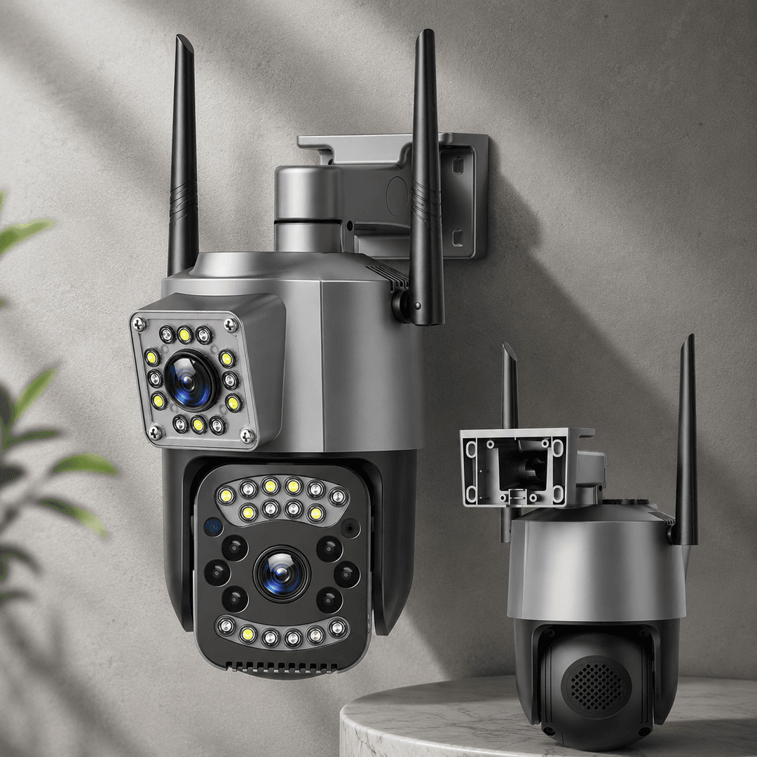 Вулична камера з двома лінзами SC03 V380pro ART 8761 підтримка 4G