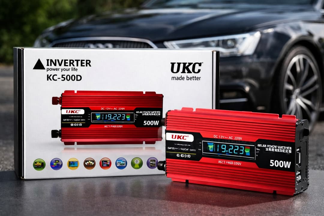 Перетворювач AC/DC KC-500D 500W+lcd, Інвертор у машину