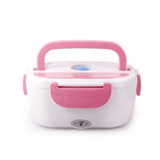 Ланчбокс з підігрівом їжі 220V, Electric lunch box, ланч-бокс Рожевий