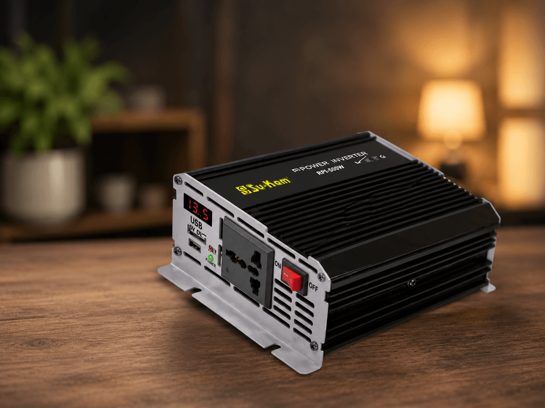 Перетворювач AC/DC RPI 500W SU-KAM / Перетворювач напруги з вольтметром / Автомобільний інвертор 12-220 В