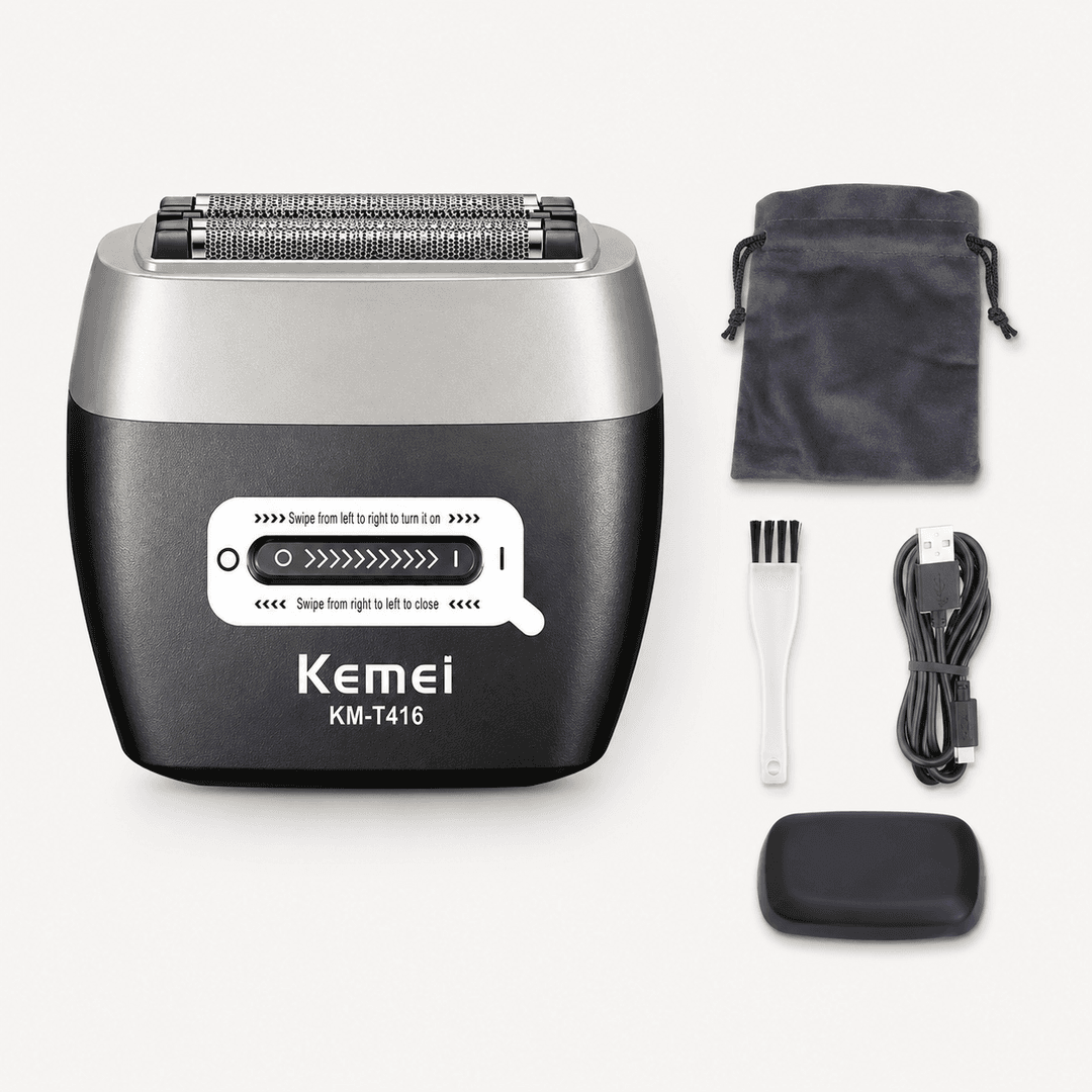 Електробритва Km-t416 13000 об/хв / Акумуляторний шейвер KEMEI 1600 мАг