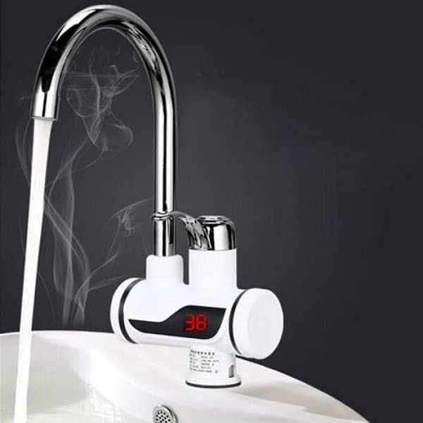Нижнє Проточний водонагрівач з LCD екраном , водонагрівач, кран