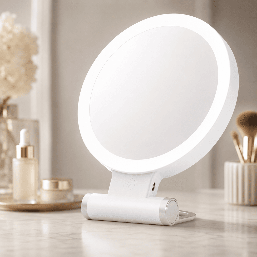 Складне настільне дзеркало з LED підсвічуванням M21 Type-C