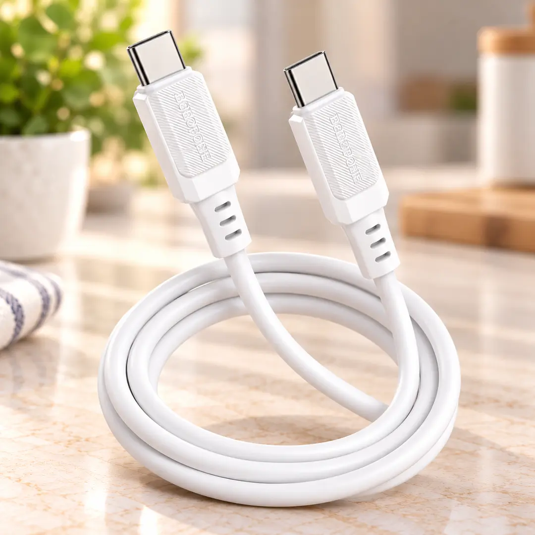 Кабель Borofone BX115 Type-C/Type-C 60W / Дата кабель для заряджання та передачі даних / Універсальний кабель для швидкого заряджання