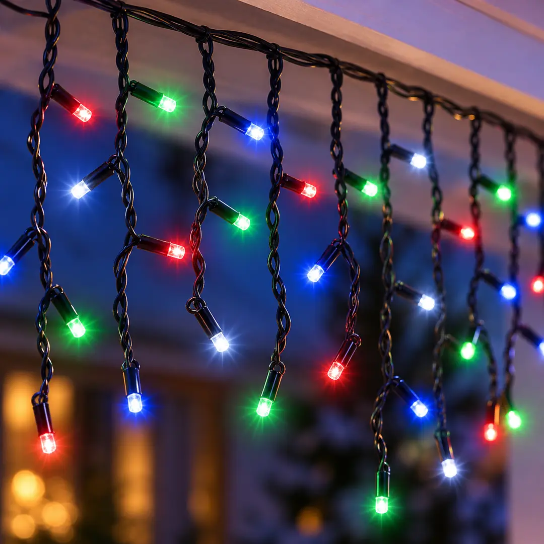 Гірлянда-бахрома Icecle-Lights 120 Short Curtain-M-2 5м Різнокольорова