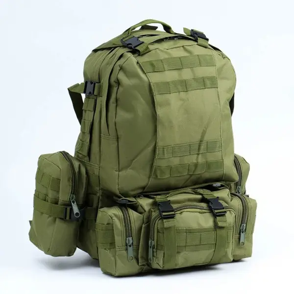 Хакі Рюкзак туристичний Eagle B08 55л