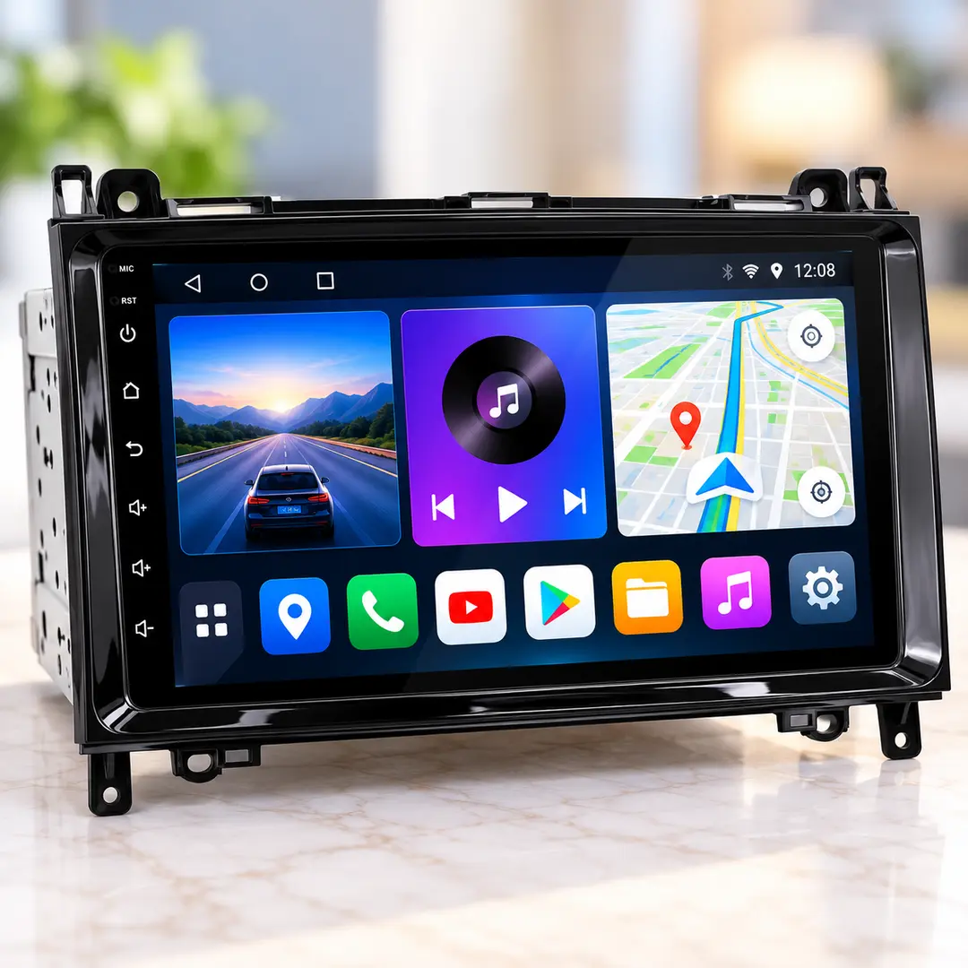 Магнітола PI-306 MERCEDES / Автомагнітола 2DIN / ANDROID 10.0 3/32GB / Мультимедійна система в авто