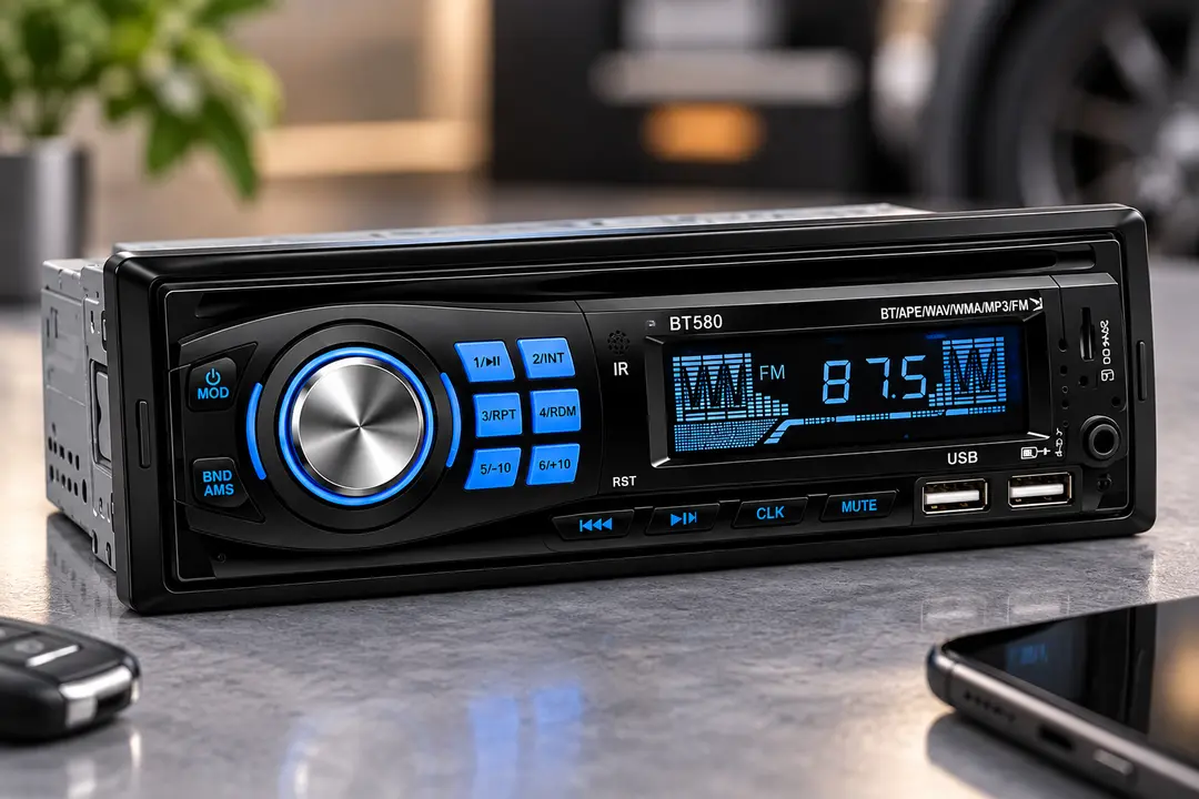 Автомагнітола MP3 580BT / Автомагнітола 1 DIN / Магнітола в авто з Bluetooth