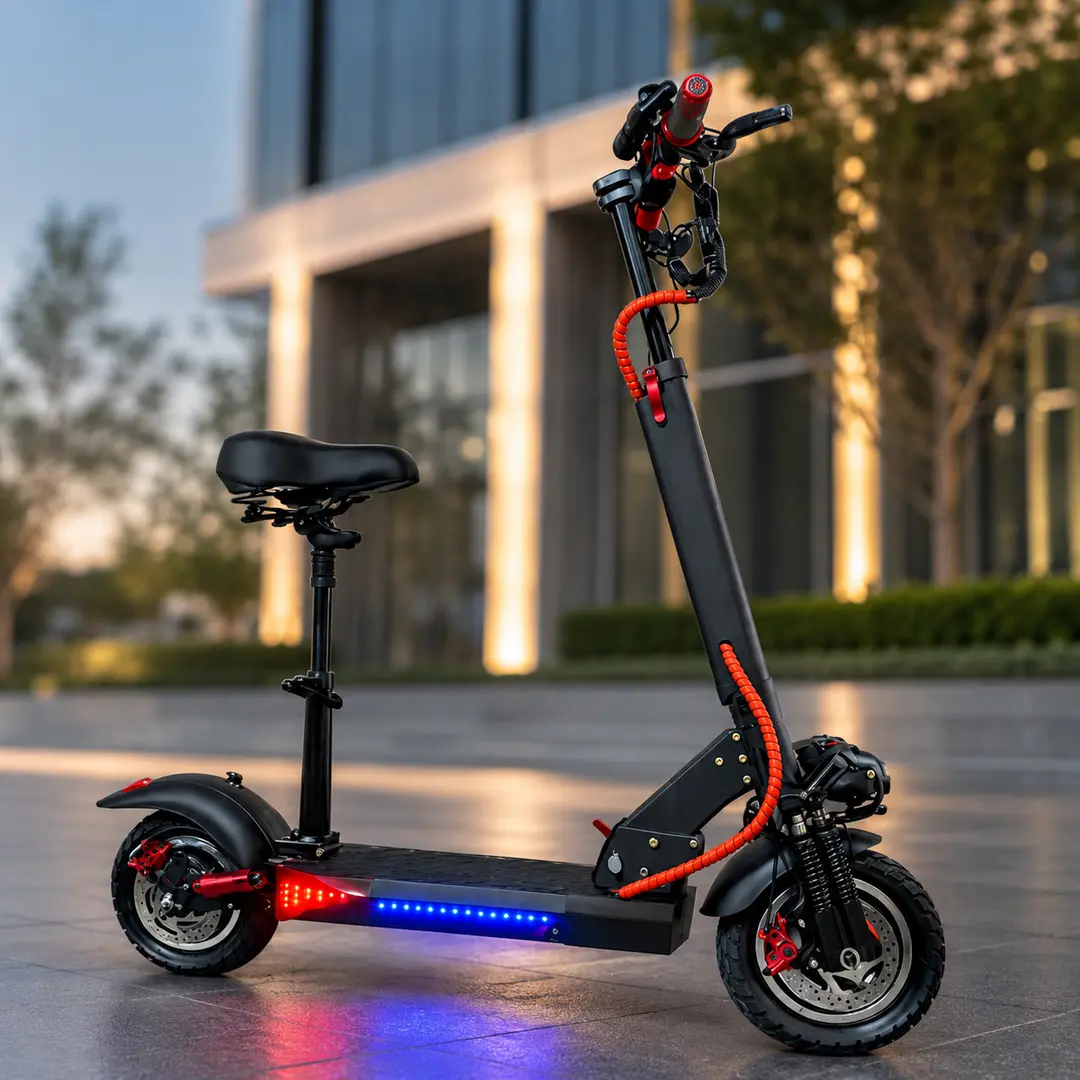 Електросамокат Kugoo M4 Pro з сидінням / Електросамокат з LED-підсвічуванням 48V 21Ah 1500 Вт до 150кг