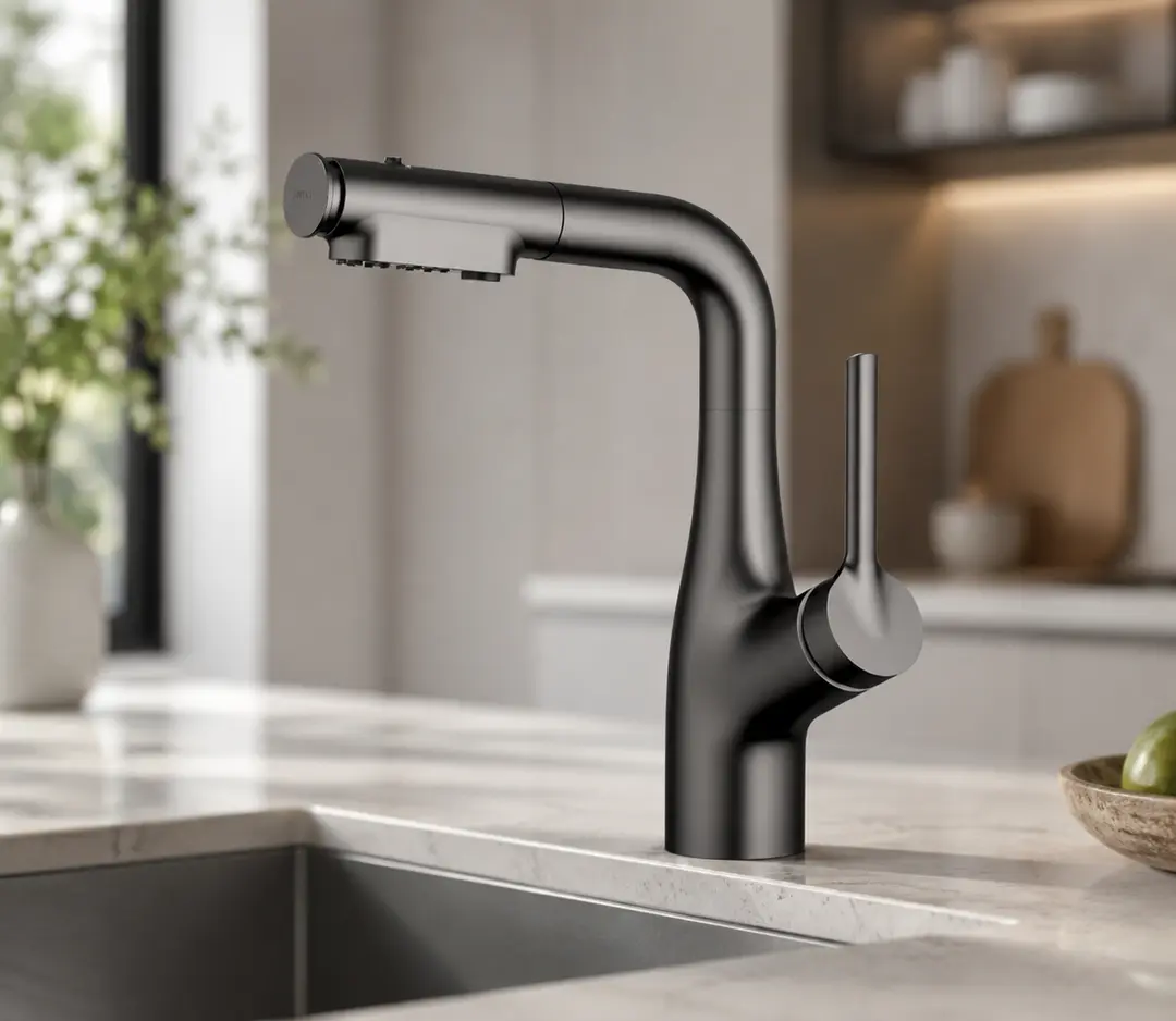 Кран/змішувач Faucet CR-8429 Багатофункціональний метал / Змішувач для миття / Кран-змішувач для кухні Графіт матовий