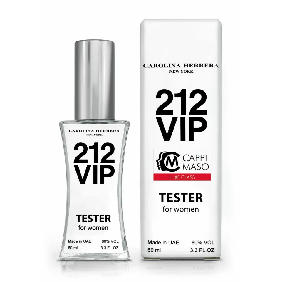Тестер жіночого парфуму Carolina Herrera 212 VIP, 60 мл DUTYFREE парфуми туалетна вода