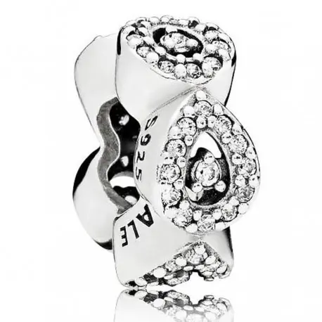 Срібна намистина Пандора  "Каскад" 796270CZ