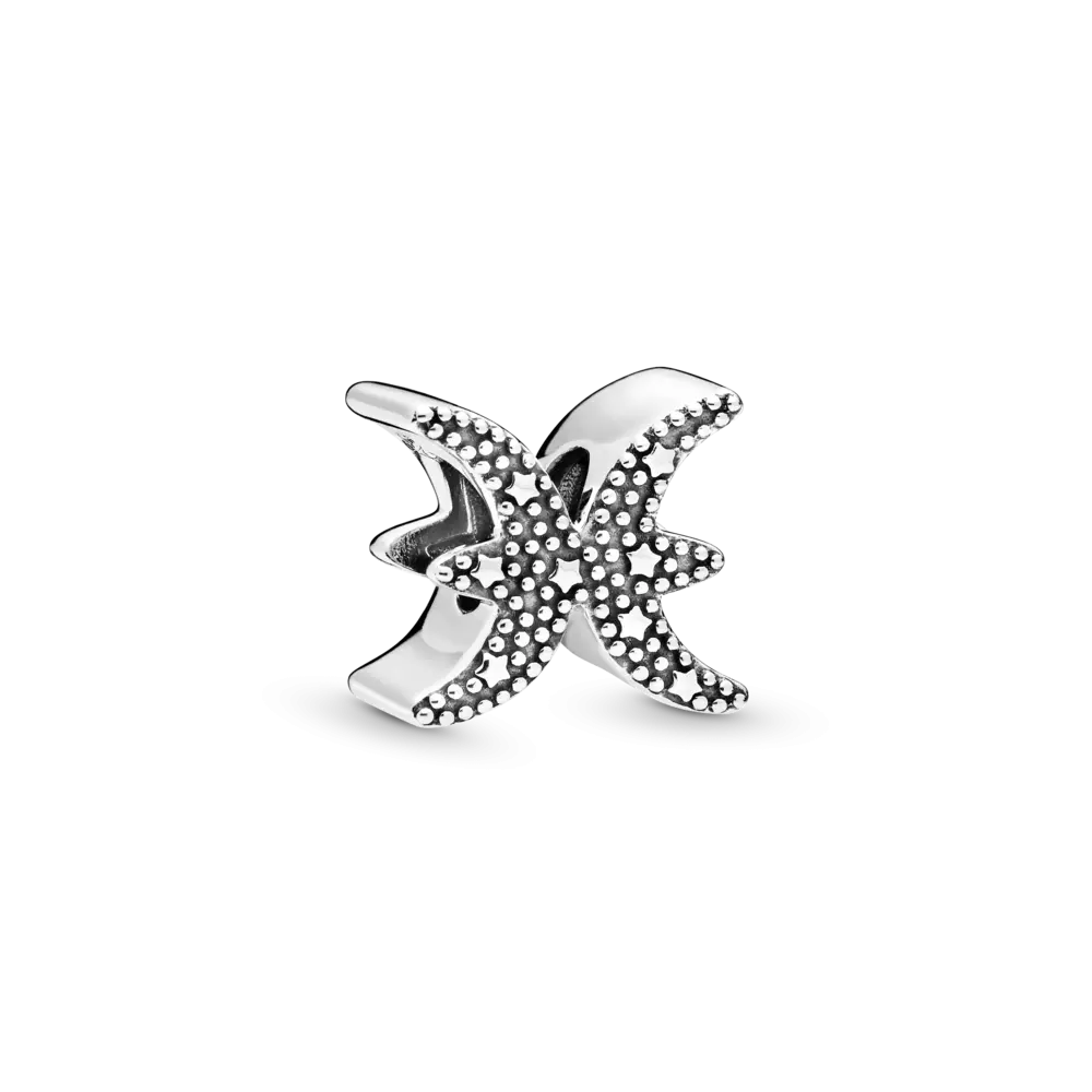 Срібна намистина Пандора    "Знак зодіаку Риби" 798426C01