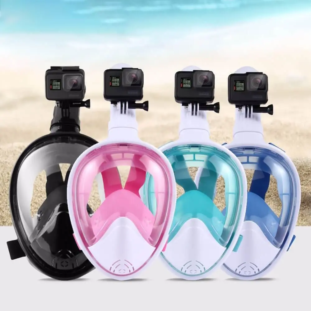 Маска на все обличчя Tribord Easybreath для снорклінгу, підводного плавання, дайвінгу