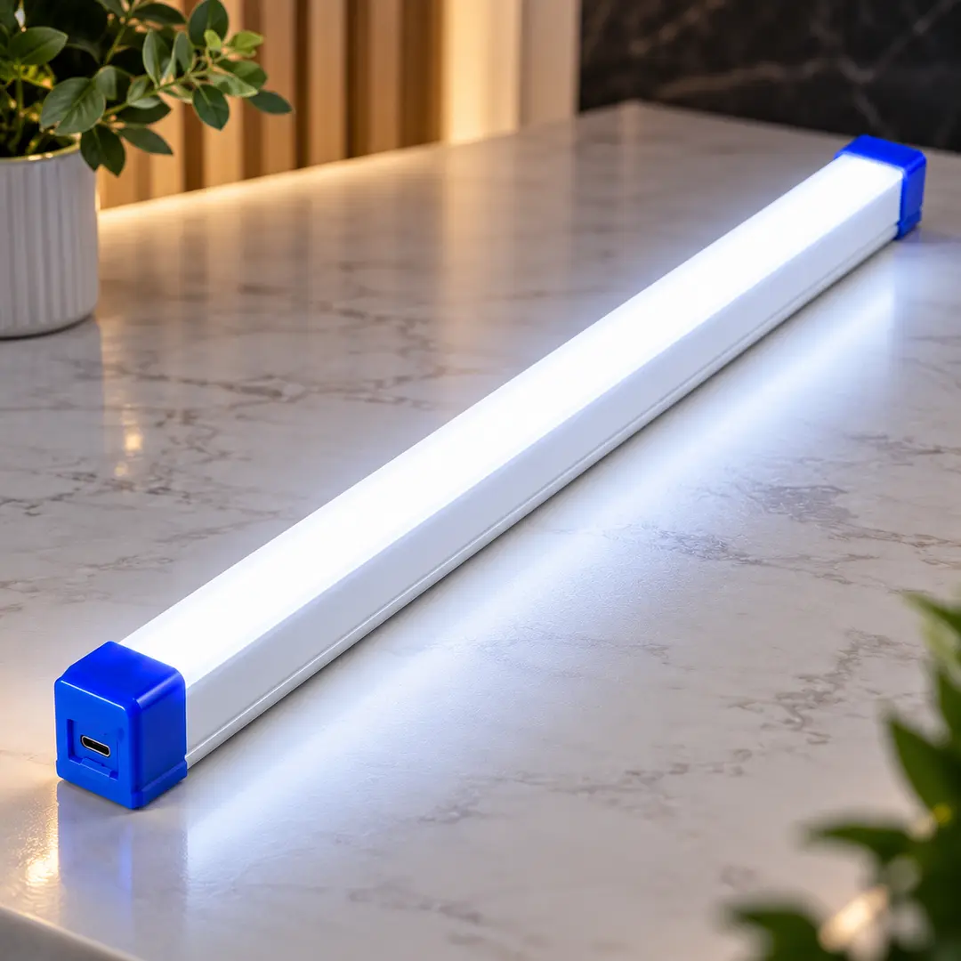 Бездротове LED-підсвічування AND-530 / Акумуляторна магнітна USB лампа / Аварійна лампа 52 см
