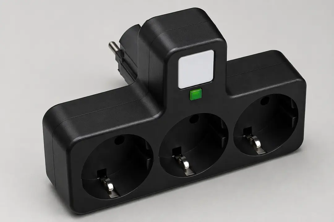 Мережевий фільтр з підсвічуванням 3 розетки, 2500Вт (2хUSB + Type-C) / Мережевий трійник / Адаптер в розетку