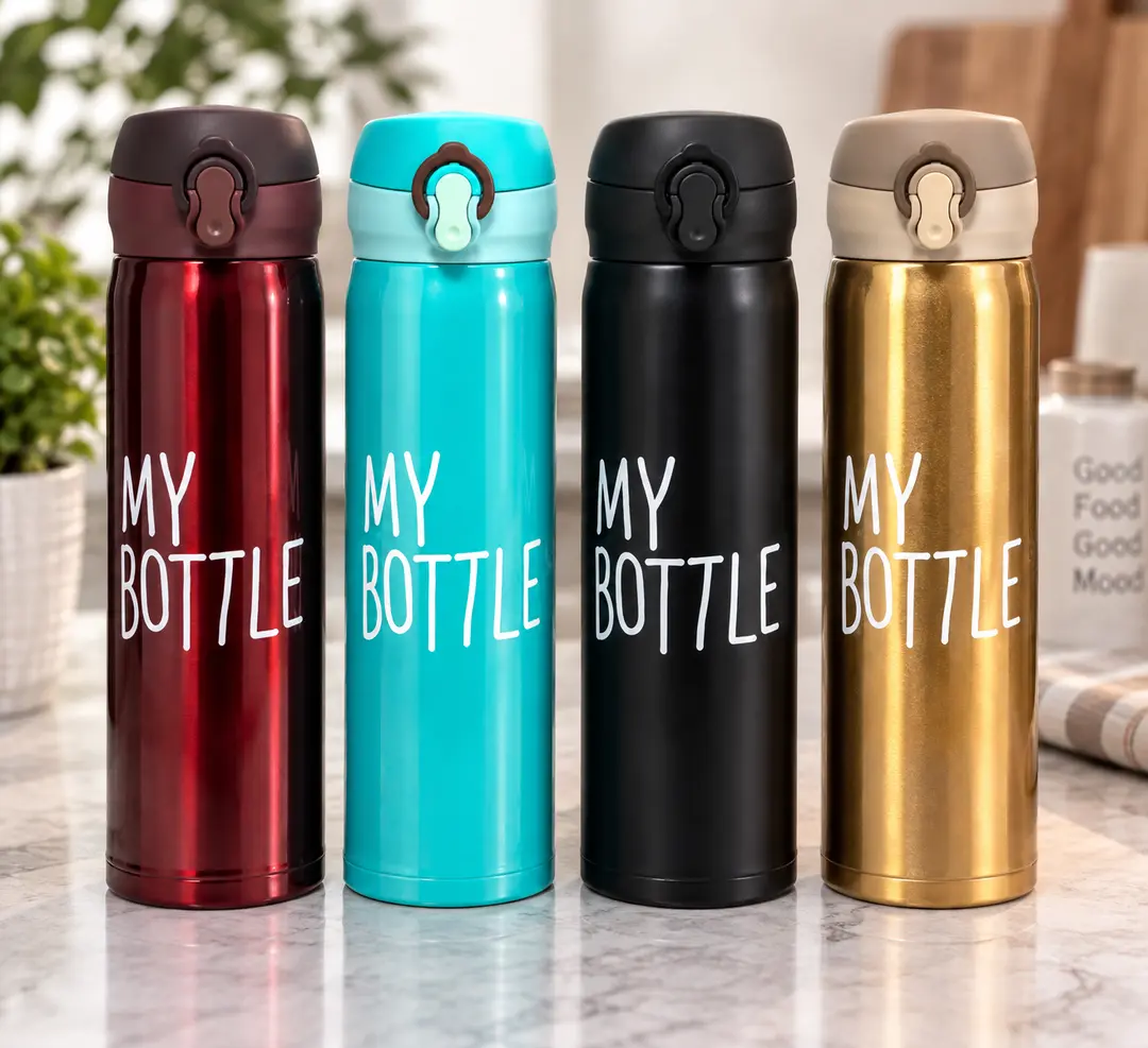 Термос My Bottle на 500 мл / Термокухоль на клямці / Герметичний термокухоль