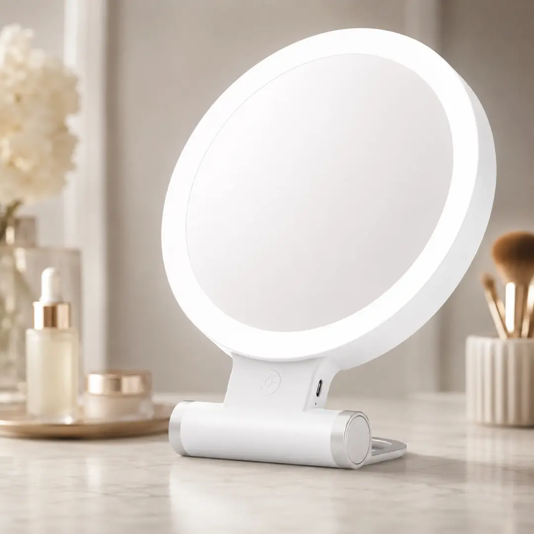 Складне настільне дзеркало з LED підсвічуванням M21 Type-C