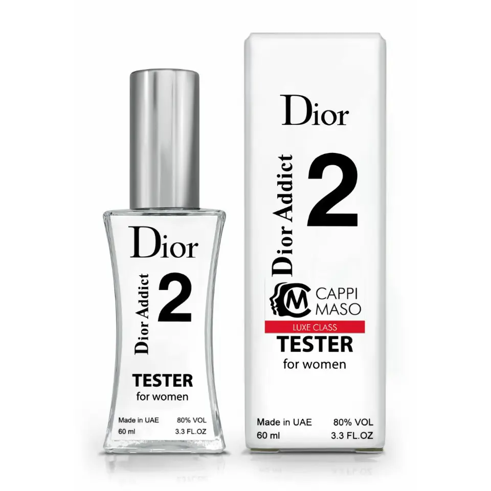 Тестер жіночого парфуму Christian Dior Addict 2, 60 мл DUTYFREE Тестер жіночий Діор парфуми туалетна вода