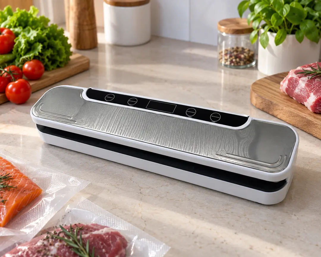 Кухонний вакуумний пакувальник Vacuum sealer A100 5in1 Devaeva / Пакувальник автоматичний з вакуумацією / Вакуумний пакувальник