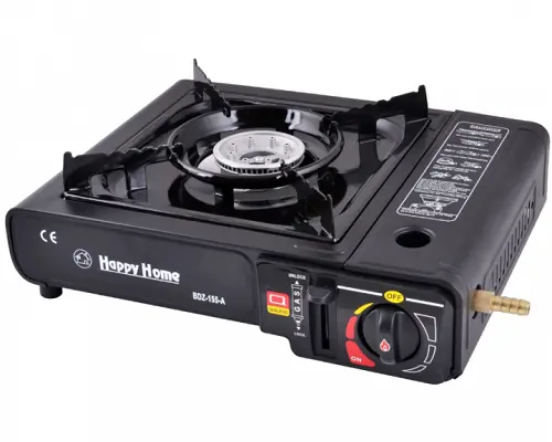 Портативна газова плита HAPPY HOME BDZ-155A + кейс