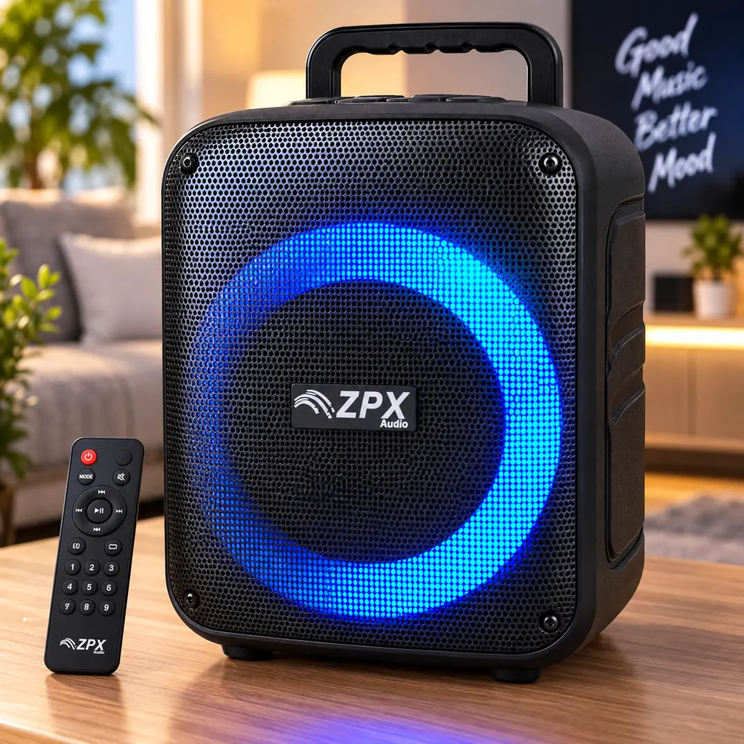 Портативна акустична система ZPX ZX-7790 / Колонка з LED підвіскою 250 Вт 3600 mAh