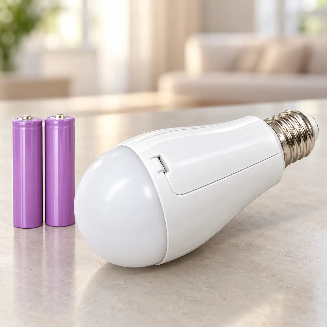 Акумуляторна LED-лампа CK-8039 E27 / Ламочка в патрон 20 Вт+ 2 акумулятори