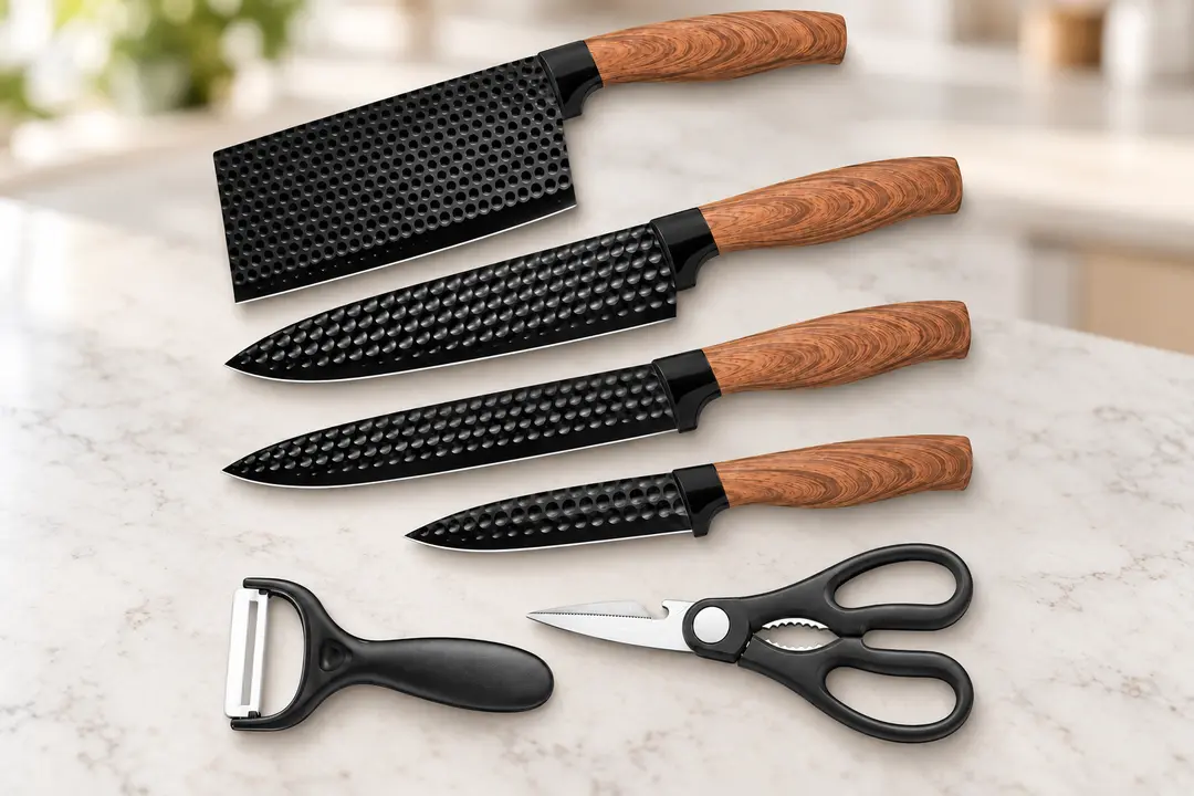 Набір кухонних ножів Kitchen utensils AND HA-177 HP227