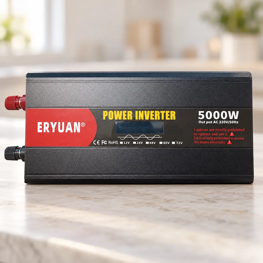 Перетворювач напруги Eryuan 5000W / Інвертор із чистою синусоїдою 12В–220В
