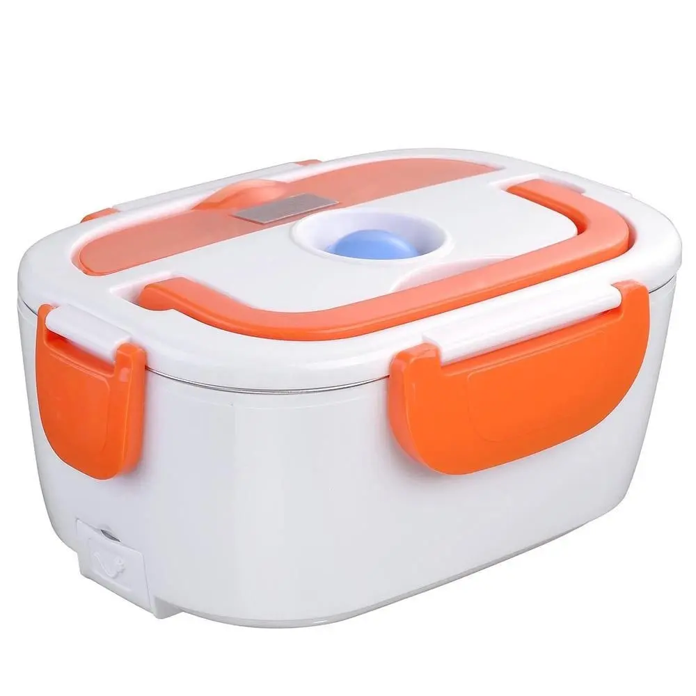 Ланчбокс з підігрівом їжі 220V, Electric lunch box, ланч-бокс Помаранчевий