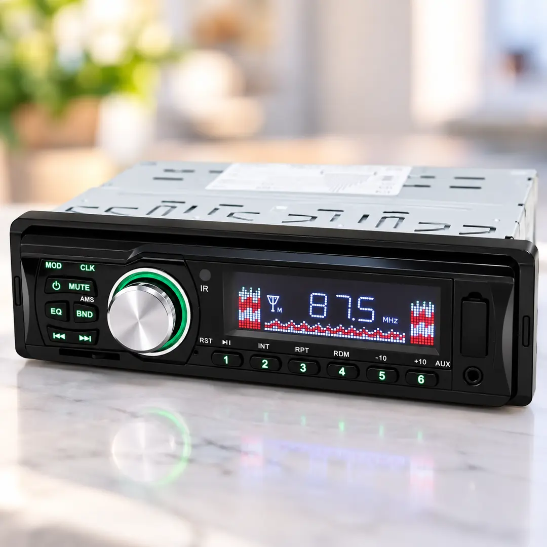 Автомагнітола 1DIN 2035 / Автомобільна магнітола з пультом / Магнітола USB/SD/FM/AUX
