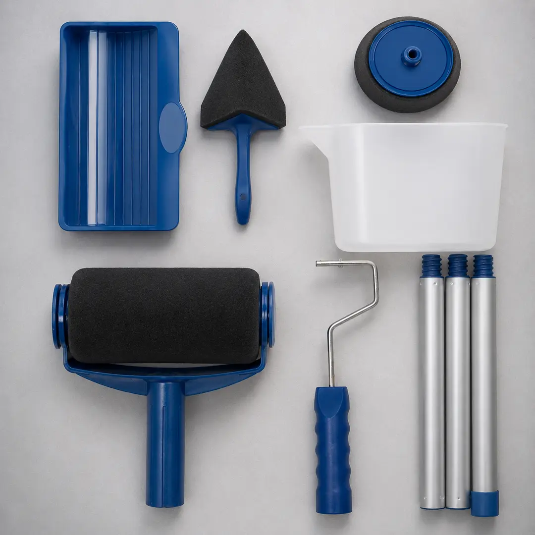 Комплект малярних валиків Paint Roller з резервуаром для фарби 7 предметів