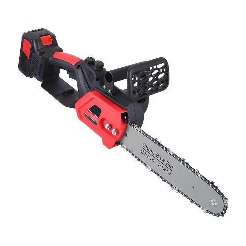 Акумуляторна пилка 12 дюймів червона Electric saw 1200 Вт 48 В