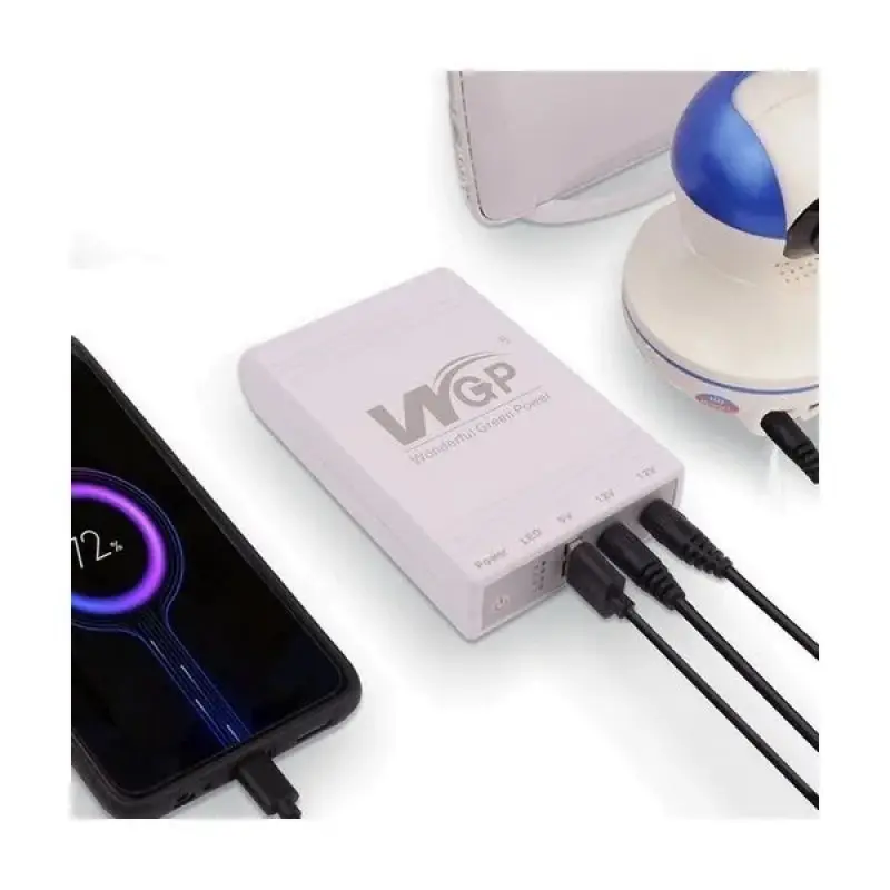 Джерело безперебійного живлення для роутера 10400Mah, USB виходи, DC 5V, 9V, 12V. ДБЖ для Роутерів