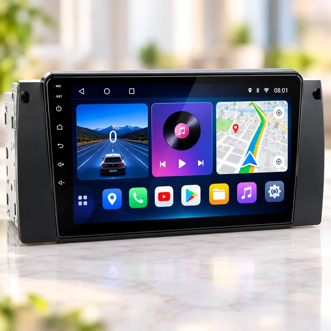 Автомагнітола PI-201 BMW 2DIN / Магнітола Android 10, 10,1″ IPS / Мультимедійна система в авто