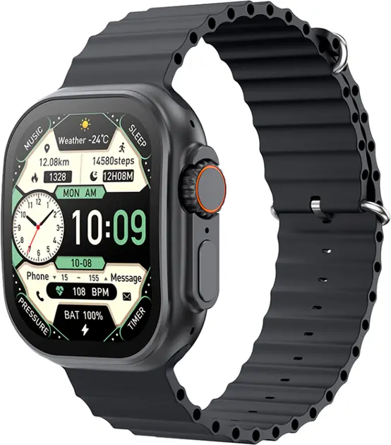 Смарт годинник ULTRA 1-1 Smart Watch 49mm чорний