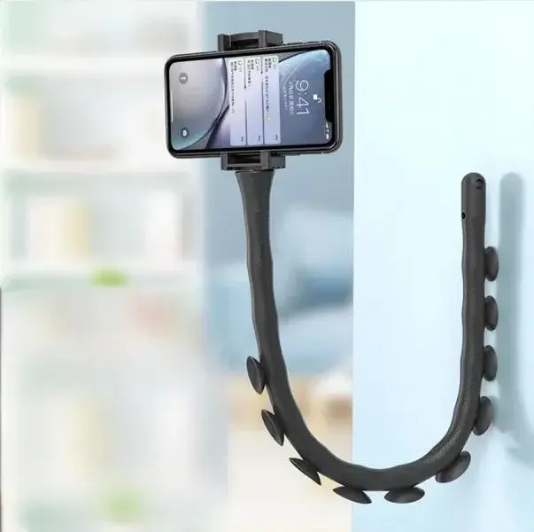 Гнучкий тримач для телефону із присосками Cute Worm Lazy Holder