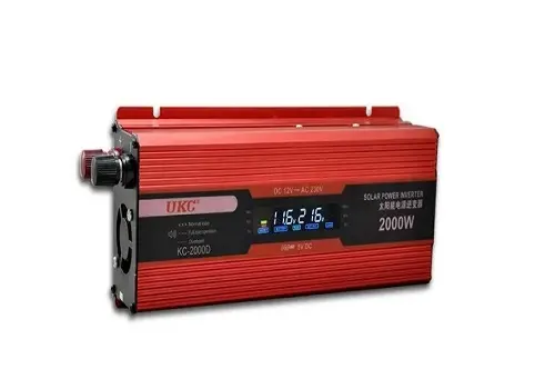 Перетворювач інвертора OLSACE 2000W 12-220V Power Inverter Автомобільний перетворювач