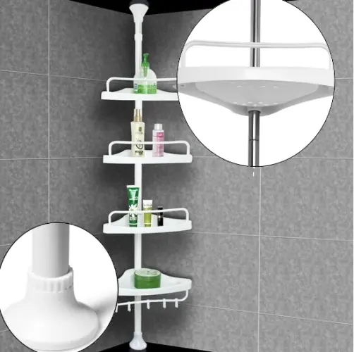 Кутова полиця для ванної кімнати Multi Corner Shelf, металева