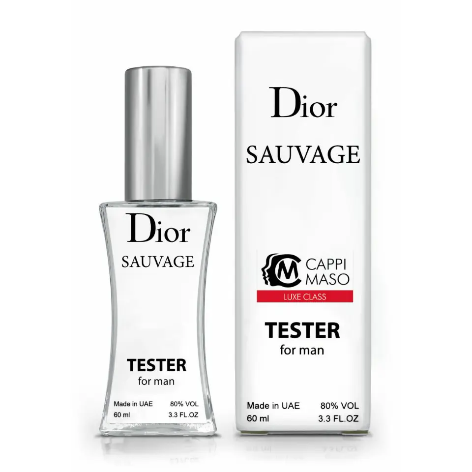 Тестер* чоловічий Christian Dior Sauvage, 60 мл