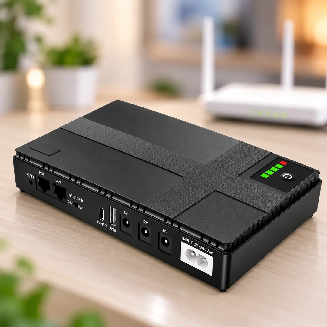 UPS Power Bank для роутера 20800 mAh, DC 45W / Джерело безперебійного живлення / Резервне живлення мережного обладнання
