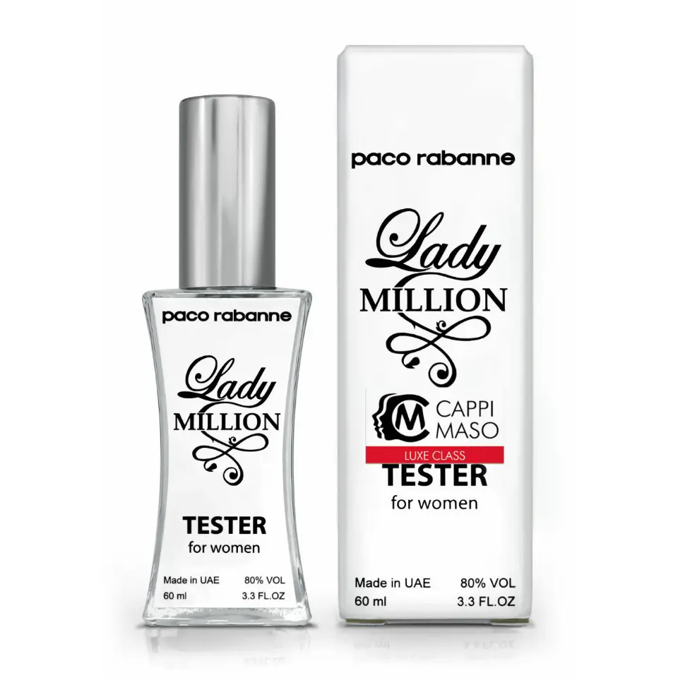 Тестер жіночого парфуму Paco Rabanne Lady Million 60 мл DUTYFREE парфуми туалетна вода