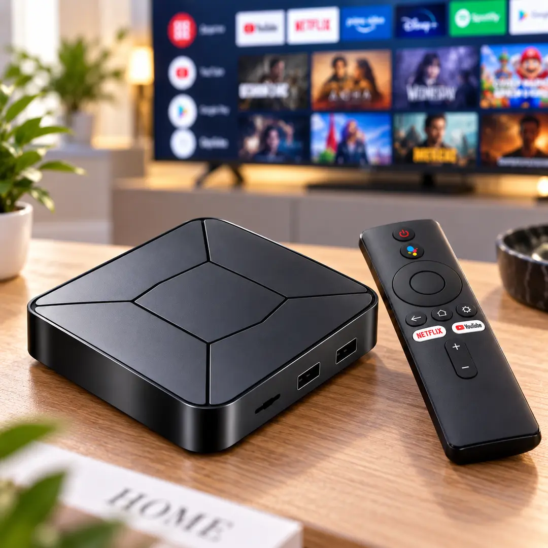 Смарт ТВ-приставка I96Z8 Android TV 2/16 ГБ /  Приставка для TVWi-Fi 2.4/5 ГГц з пультом