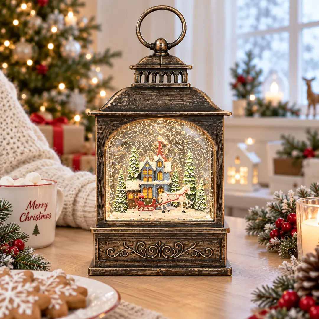 Лускунчик Музичний новорічний ліхтар WDL 24072D Xmas