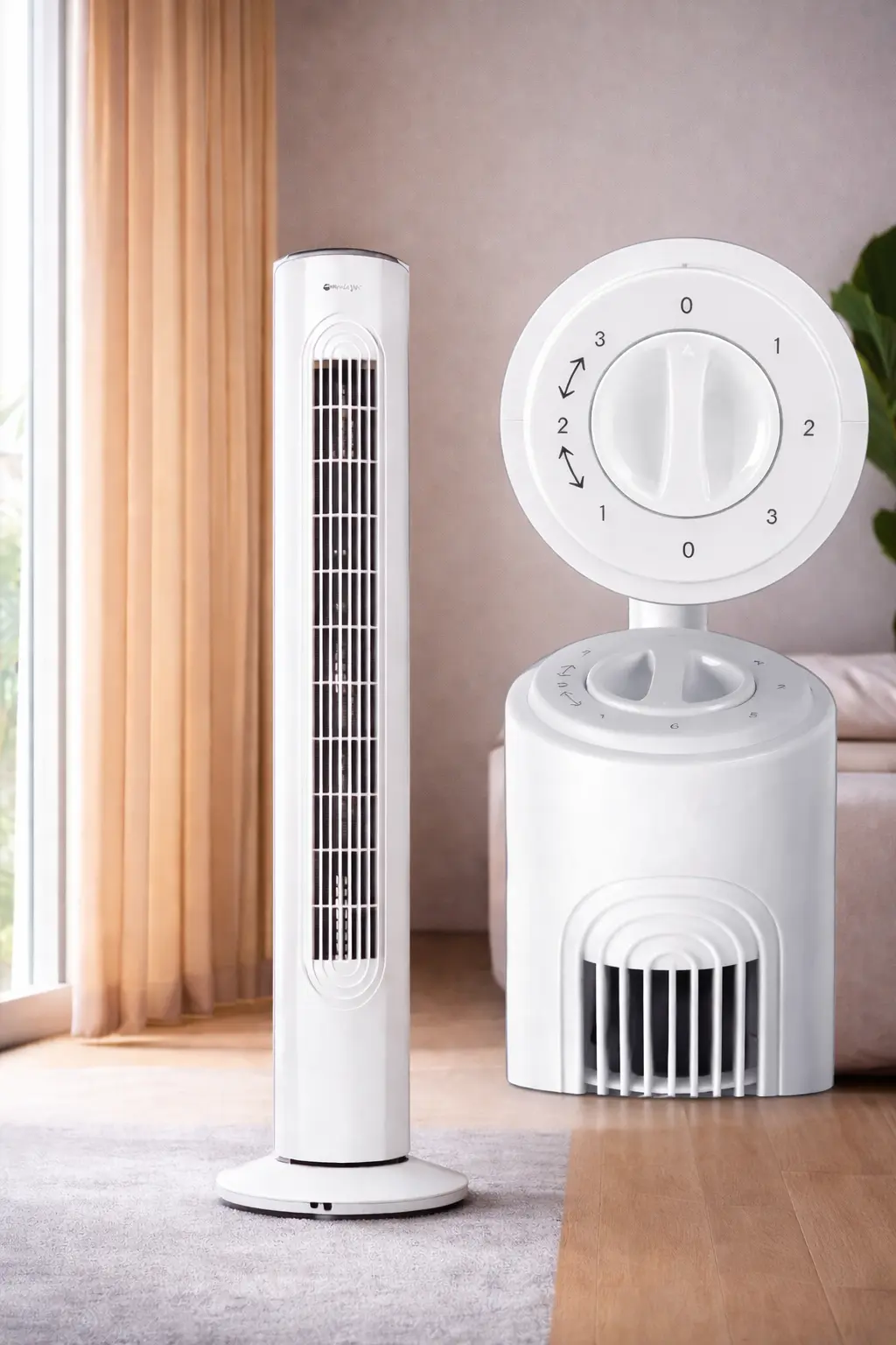 Вентилятор колонний підлоговий DOMOTEC MS-1627 45Вт Білий