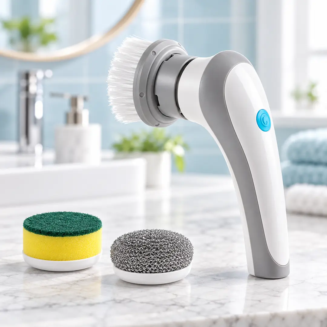 Електрична щітка для прибирання Electric Cleaning Brush 3 в 1 зі змінними насадками