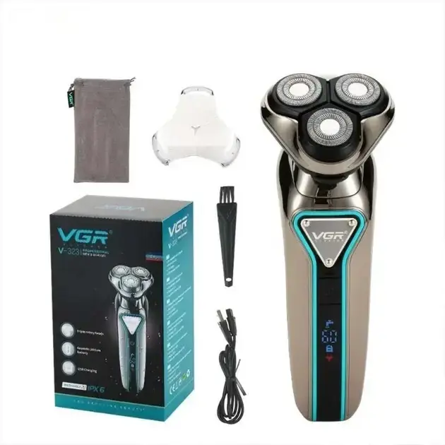 Професійна акумуляторна бритва для бороди VGR V-323