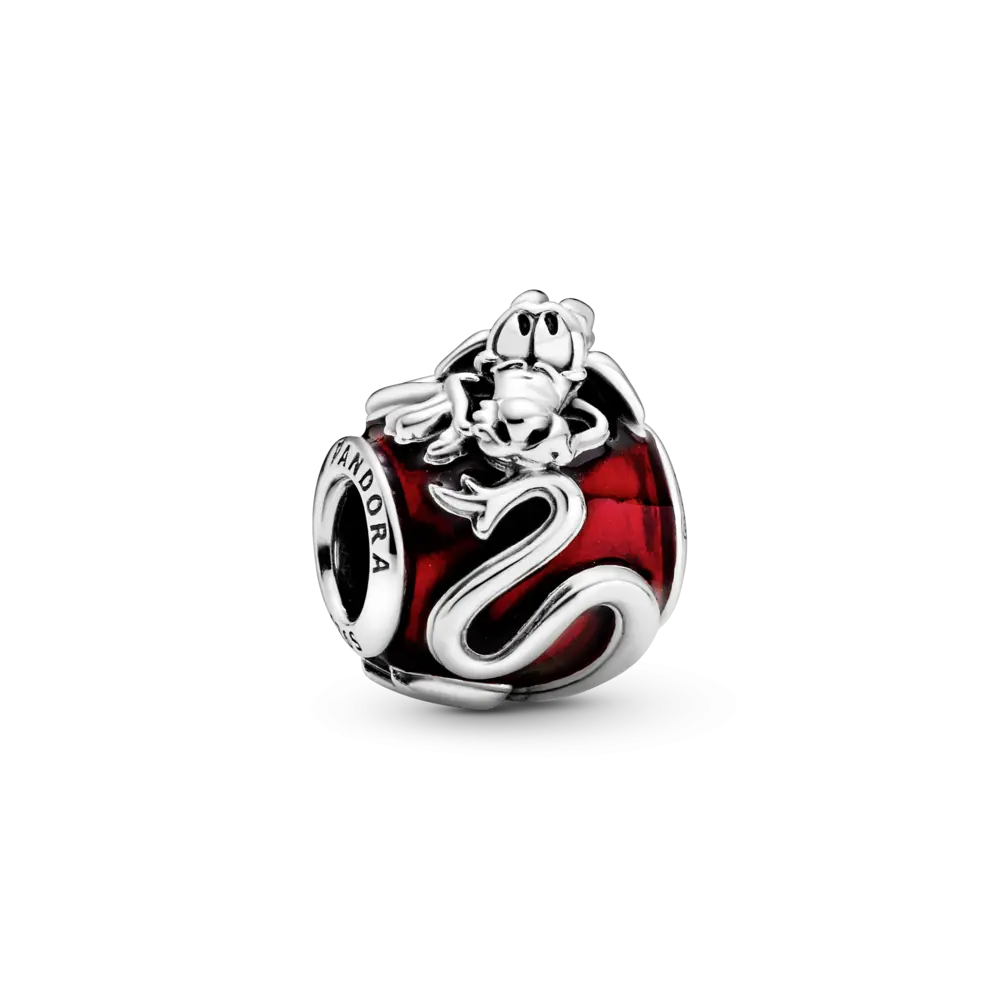 Срібна намистина Пандора    Disney "Дракон Мушу" 798632C01