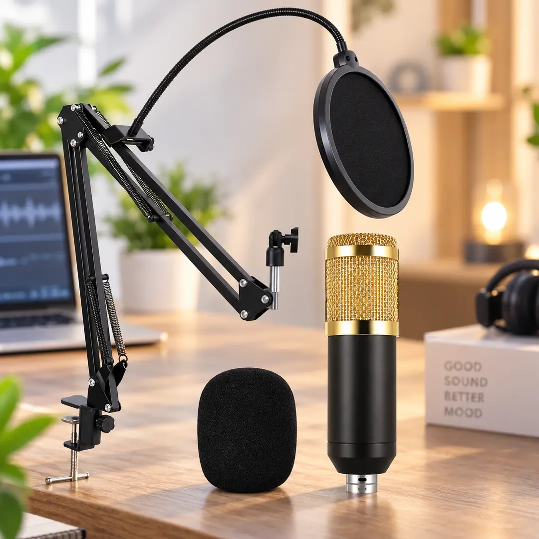 Студійний мікрофон Music M-800U зі стійким та вітрозахистом